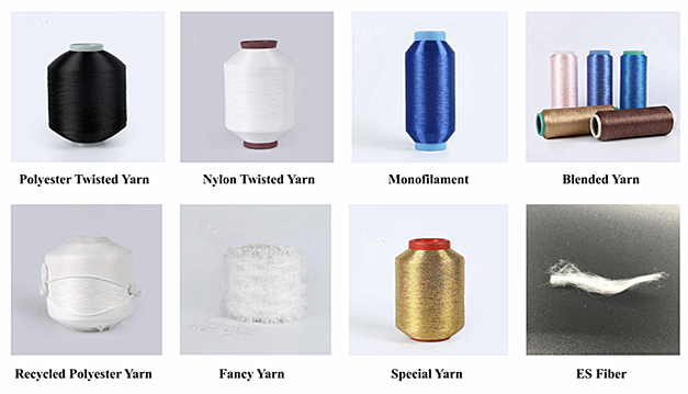 polyester special ab blended yarn for flyknit अपर